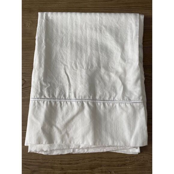 Fieldcrest Dolby Striped Double Stitched Detail Bed Pillowcase Set - Picture 6 of 7